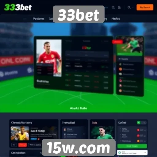 Experiência do usuário na navegação do 33bet